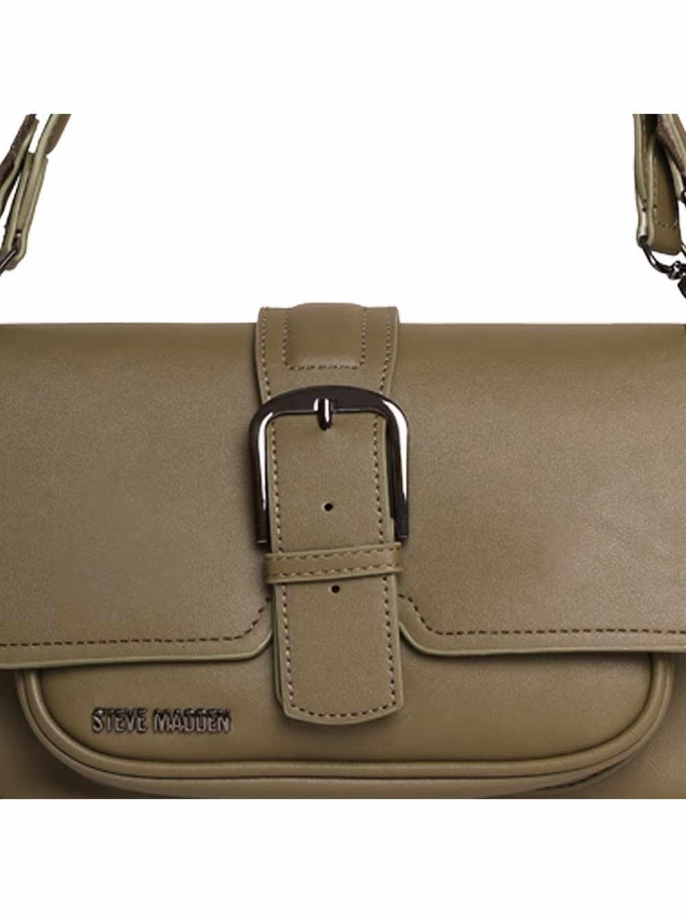 Steve Madden Olive Buckle Flap Crossbody Bag